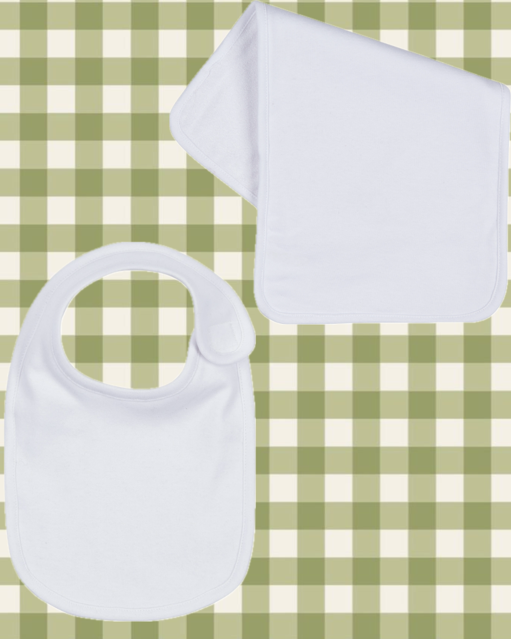 Bib and Burp Cloth Set