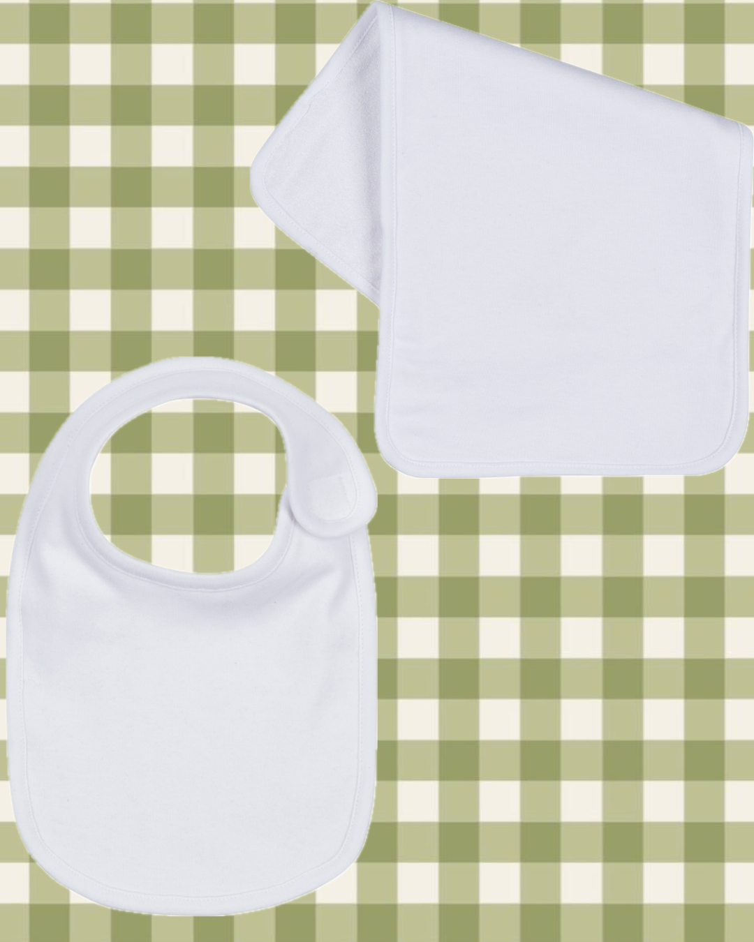 Bib and Burp Cloth Set